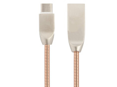 Аксессуар Liberty Project USB - Type-C Панцирь 1m Rose Gold 0L-00040519