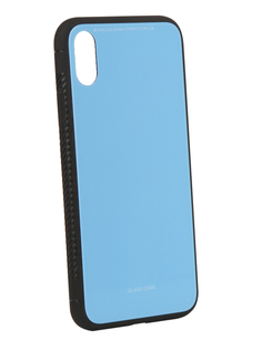 Аксессуар Чехол Liberty Project для APPLE iPhoneля X Glass Case Light-Blue 0L-00040357