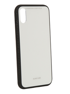 Аксессуар Чехол Liberty Project для APPLE iPhone X Glass Case White 0L-00040354