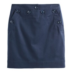 Юбка прямая с клапаном La Redoute Collections