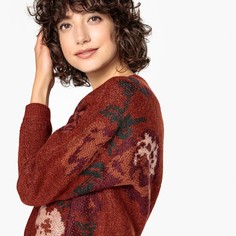 Пуловер с жаккардовым цветочным рисунком Only
