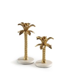 Комплект из 2 подсвечников из пальмы Yvor La Redoute Interieurs