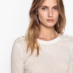 Пуловер, 100% кашемир, вырез сзади La Redoute Collections