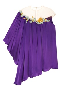 Асимметричное фиолетовое платье Alena Akhmadullina