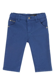 Голубые джинсы из хлопка Dolce&Gabbana Children