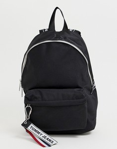 Черный рюкзак с подвеской-логотипом Tommy Jeans - Черный