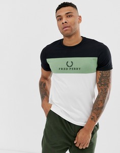 Черная футболка с логотипом Fred Perry - Черный