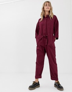 Бордовый комбинезон Pull&Bear - Красный