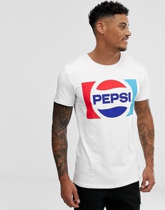Белая футболка с принтом Pepsi Blend - Белый