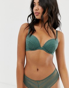 Кружевные трусики-шорты цвета хаки New Look Cheeky - Зеленый