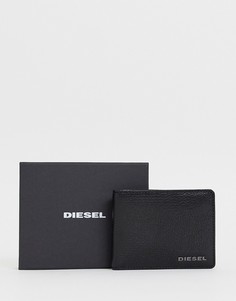 Черный кожаный кошелек для монет Diesel - Черный