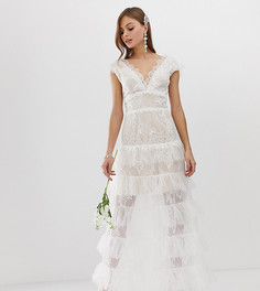 Эксклюзивное ярусное свадебное платье Bronx & Banco - Белый