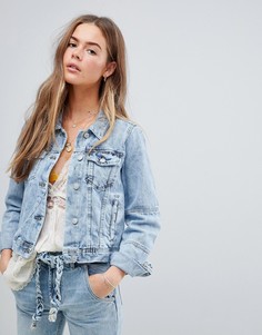 Джинсовая куртка Free People - Темно-синий