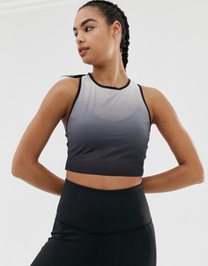 Черный кроп-топ Reebok Training - Черный