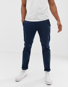 Темно-синие узкие чиносы Esprit - Темно-синий