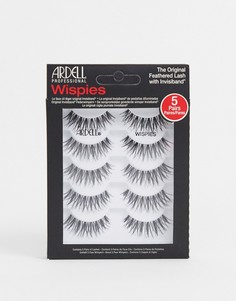 Набор накладных ресниц Ardell Wispies x 5 - Черный