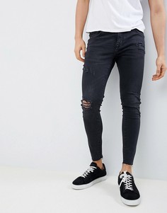 Черные джинсы скинни Pull&Bear - Черный