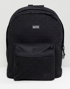 Черный рюкзак с тиснением boohooMAN - Черный