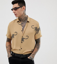 Рубашка с принтом леопардов Heart & Dagger - Коричневый
