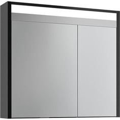 Зеркальный шкаф Edelform Карино 74x74,8 черный эбони (2-751-43-S)