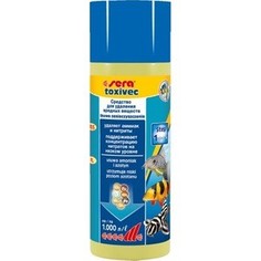 Препарат SERA TOXIVEC Pollutant Remover удаление аммиака, нитритов и других загрязняющих веществ для воды в аквариуме 250мл