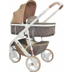 Коляска-трансформер Lorelli Calibra 3 с накидкой на ножки / Бежевый / Beige 1653 (10020781653)
