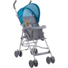 Коляска-трость Lorelli Light / Сине-серый / Blue&Grey Hello Bear 1718 (10020471718)