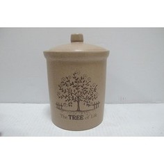 Банка для сыпучих продуктов (маленькая) Terracotta Дерево жизни (TLY301-4-TL-AL)