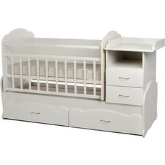 Кроватка трансформер Valle Alisa белый VA9901