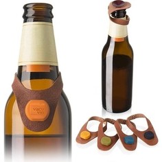Маркер-пробка для бутылки (кожа) Vacu Vin (18880606)