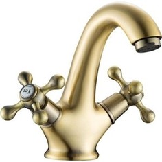 Смеситель для раковины GROSS AQUA Retro Bronze бронза (6086012BRL)