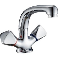 Смеситель для раковины GROSS AQUA Trio c поворотным изливом 130 мм (6015029С - A04)