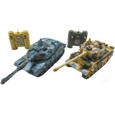 Радиоуправляемый танковый бой Huan Qi Leopard 2A5 vs Tiger I масштаб 1:28 RTR 27Mhz - 99823