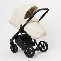 Коляска 2 в 1 Mr Sandman Oblivion Ecco 100% Эко кожа Бежевый (KMSOE-088506)