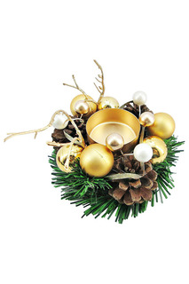 ХвойноеУкрашение "Подсвечник" Mister Christmas