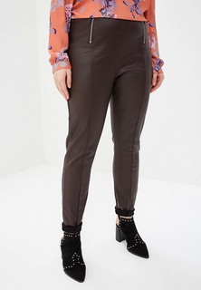 Брюки LOST INK PLUS COATED SKINNY TROUSER WITH ZIPS