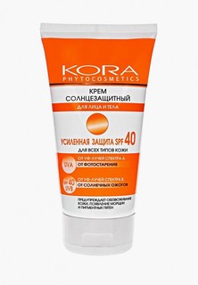 Крем солнцезащитный Kora КОРА солнцезащитный SPF-40 150 мл
