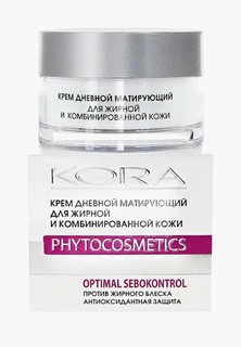 Крем для лица Kora КОРА дневной матирующий для комбинированной и жирной кожи 50мл