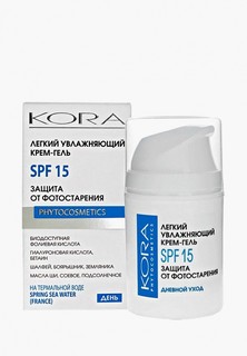 Крем для лица Kora КОРА Легкий увлажняющий. Защита от фотостарения SPF-15 50 мл