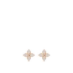 Серьги-пусеты Star Blossom, розовое золото и бриллианты Louis Vuitton