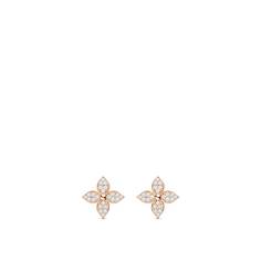 Серьги-пусеты Star Blossom, розовое золото и бриллианты Louis Vuitton
