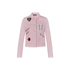Джинсовая куртка с аппликациями Louis Vuitton