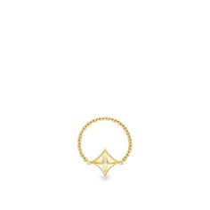 КОЛЬЦО-ЦЕПОЧКА IDYLLE BLOSSOM LV, ЖЕЛТОЕ ЗОЛОТО И БРИЛЛИАНТ Louis Vuitton