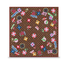 Платок-каре LV Stories Louis Vuitton