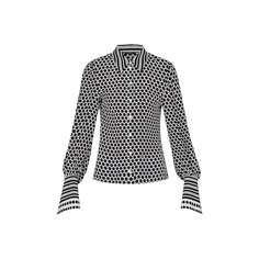 Шёлковая рубашка с принтом Louis Vuitton