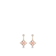 Серьги Color Blossom BB Star Ear Studs, розовое золото, розовый перламутр и бриллианты Louis Vuitton