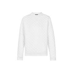 Свитшот из джерси с объемным узором Monogram Louis Vuitton
