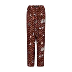 Пижамные брюки с принтом Catogram Louis Vuitton