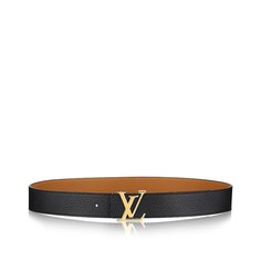 Двухсторонний ремень LV Initials Taurillon, 40 мм Louis Vuitton