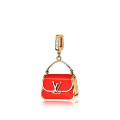 Подвеска Vivienne, желтое золото и лак Louis Vuitton